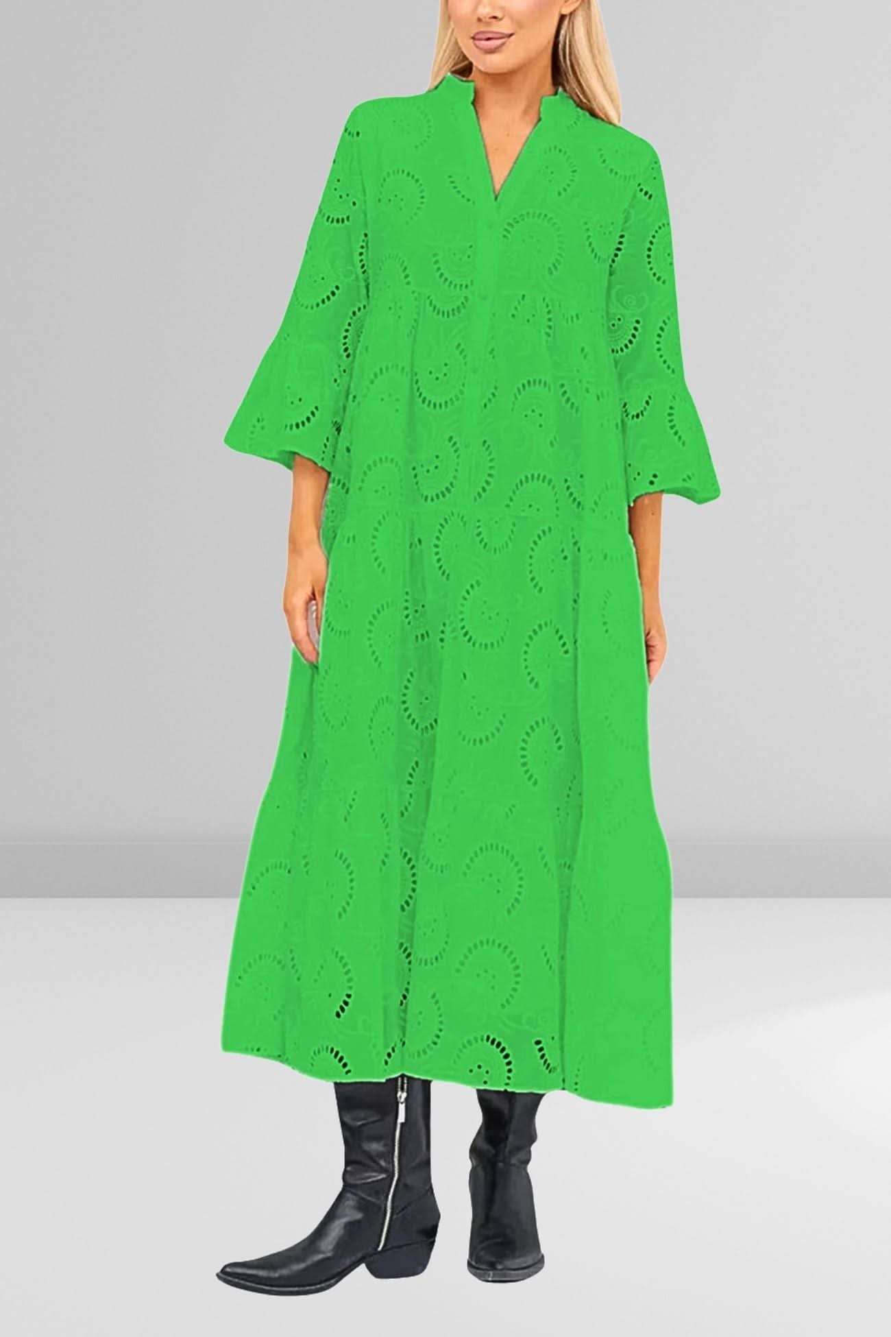 Rita | Lange jurk met elegante stijl en dagelijks comfort voor de zomer en informele gelegenheden