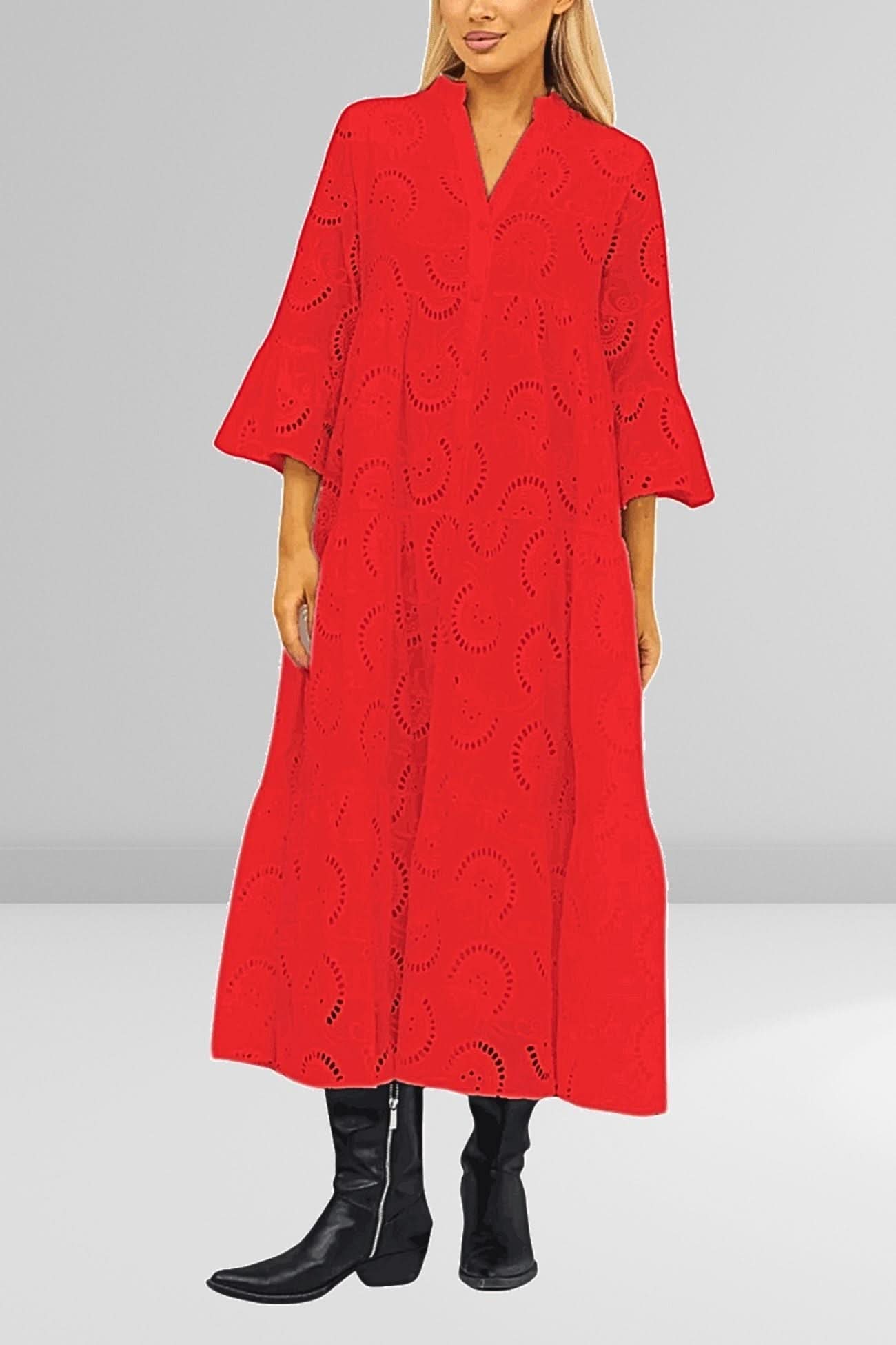 Rita | Lange jurk met elegante stijl en dagelijks comfort voor de zomer en informele gelegenheden
