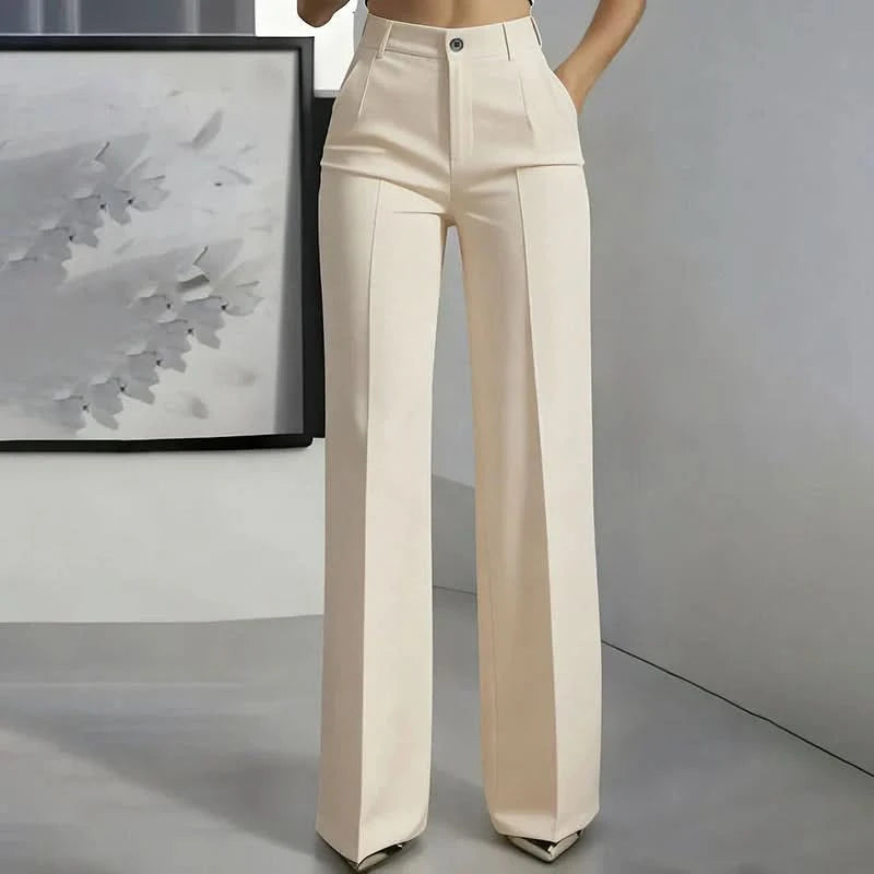 ELINORA | Chic hoge taillebroek met flatterende pasvorm voor werk en elegante momenten