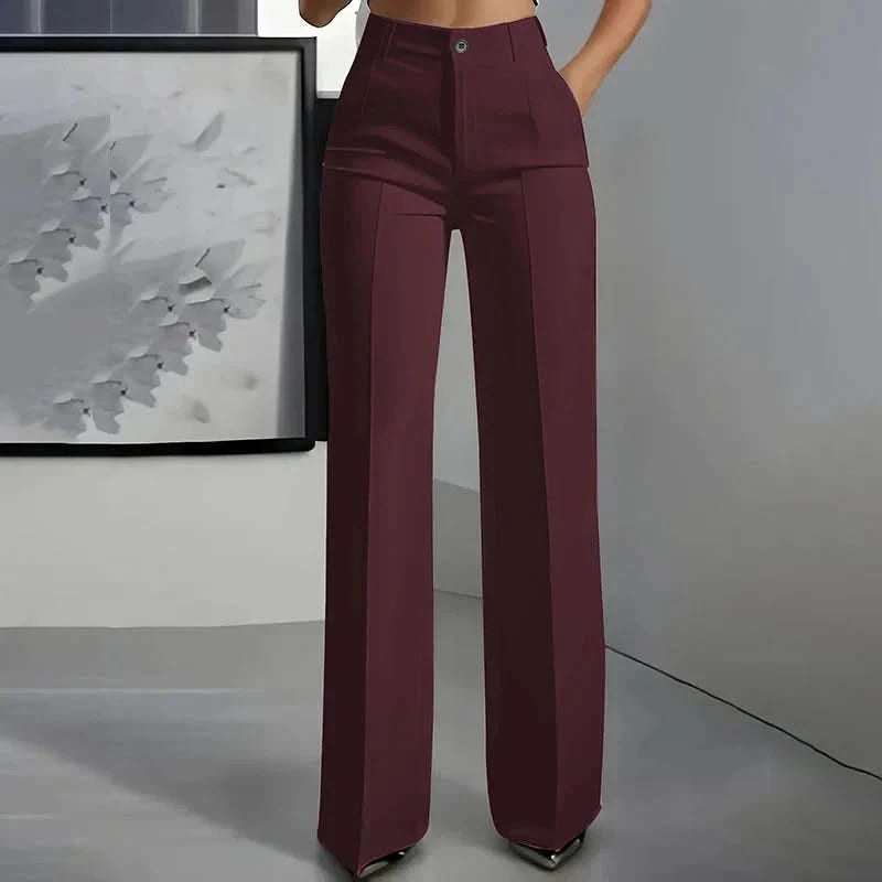 ELINORA | Chic hoge taillebroek met flatterende pasvorm voor werk en elegante momenten