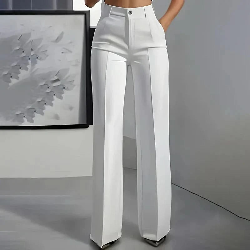 ELINORA | Chic hoge taillebroek met flatterende pasvorm voor werk en elegante momenten