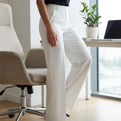 ELINORA | Chic hoge taillebroek met flatterende pasvorm voor werk en elegante momenten