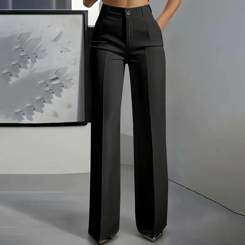 ELINORA | Chic hoge taillebroek met flatterende pasvorm voor werk en elegante momenten