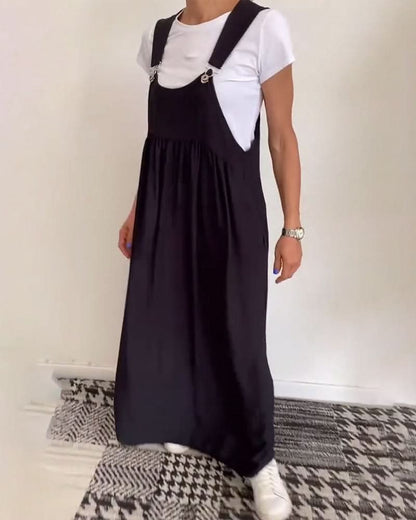 CAMILLE | Casual-Chic Mouwloos Vloeiend Jurk