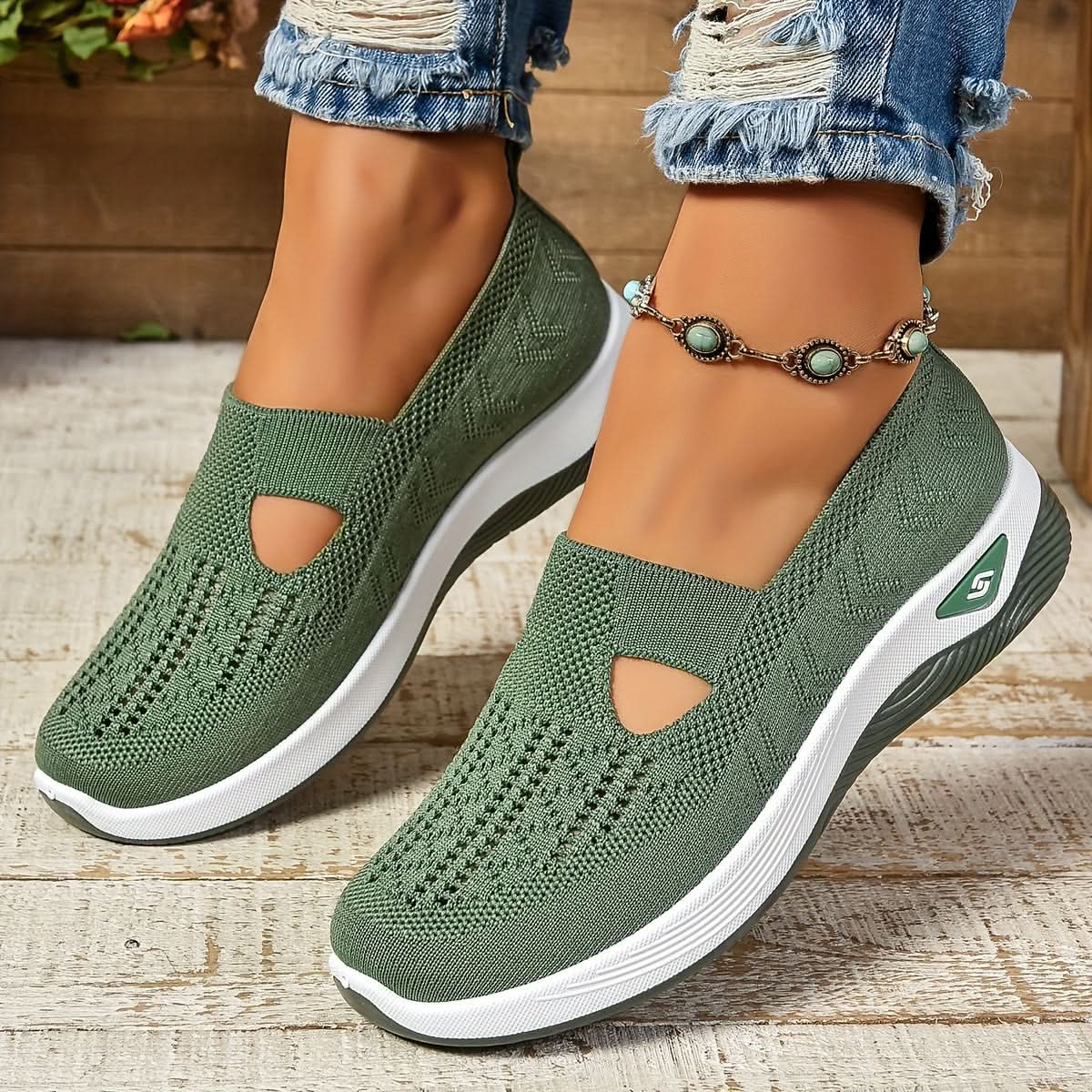 Carmelle – Slip-On Orthopedisch Ademend Wandelschoenen