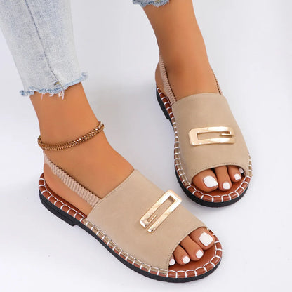 MARCELLA | Elegante Platte Sandalen met Dagelijks Comfort en Tijdloze Stijl