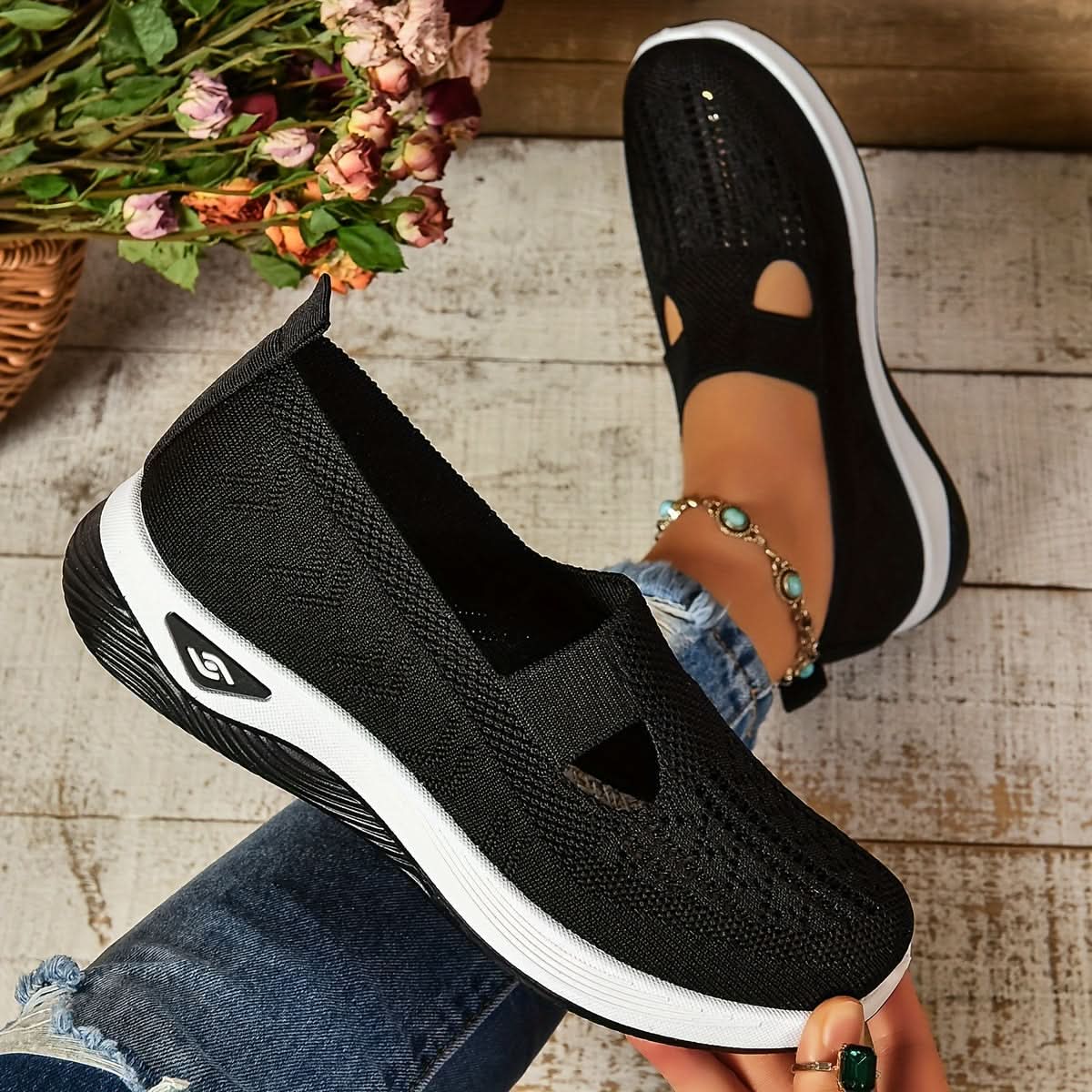 Carmelle – Slip-On Orthopedisch Ademend Wandelschoenen
