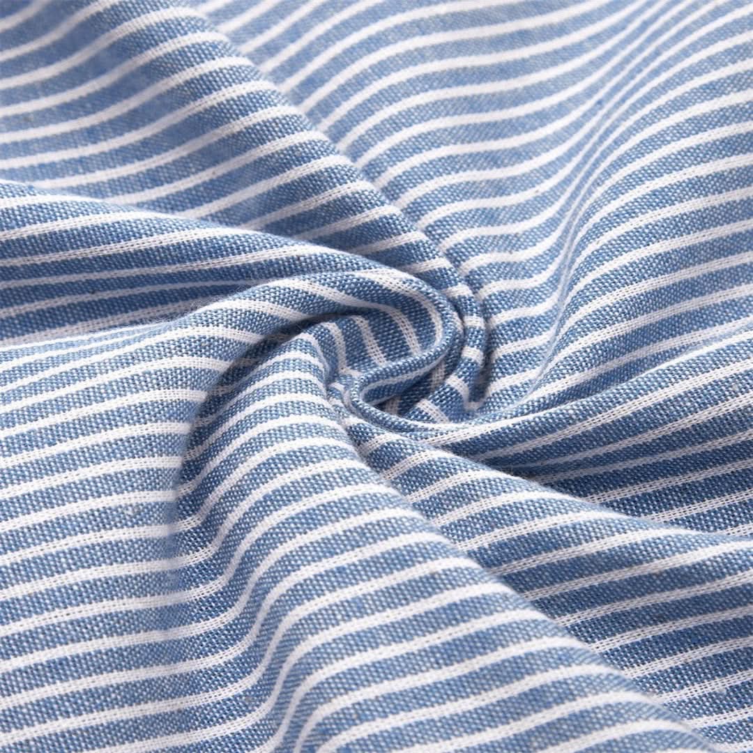 LIVIA | Gestreept Midi-Design met Flatterend Silhouet