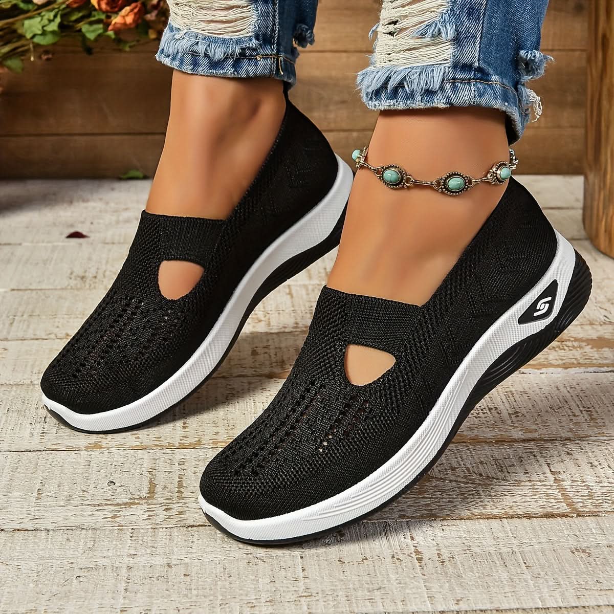 Carmelle – Slip-On Orthopedisch Ademend Wandelschoenen