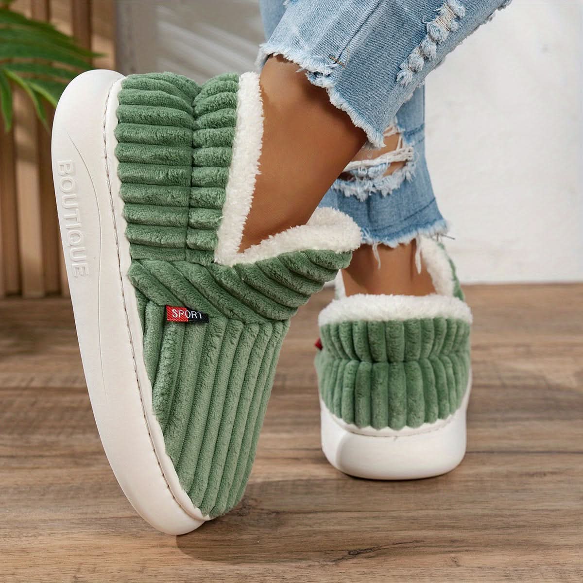NINA | Warme Huisschoenen voor Direct Comfort en Ontspannen Gezelligheid