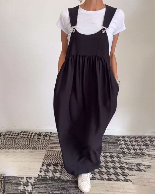 CAMILLE | Casual-Chic Mouwloos Vloeiend Jurk