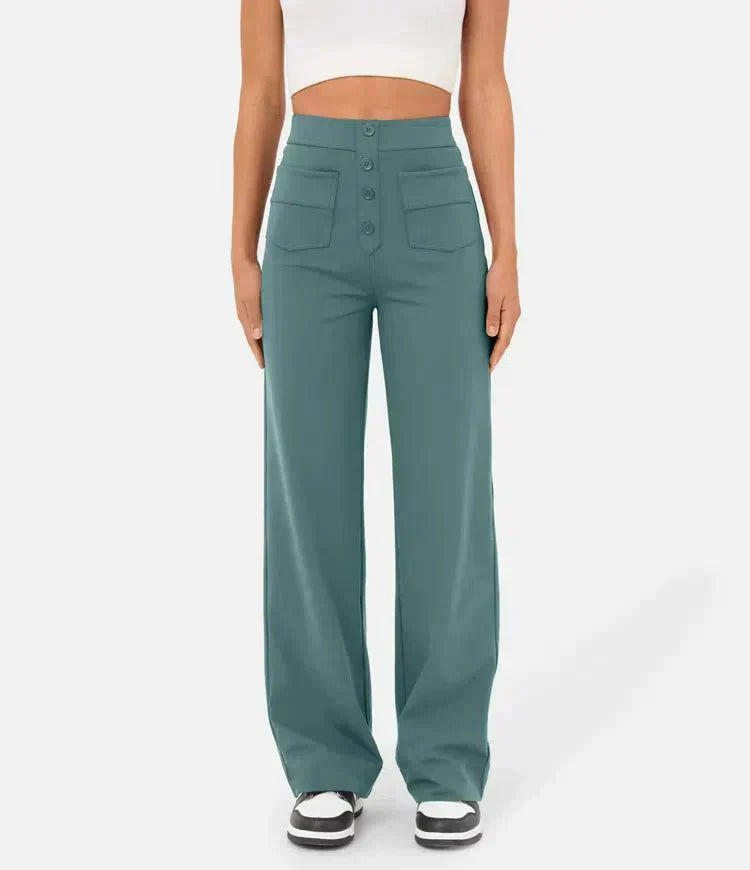 Hoge taille casual elastische broeken