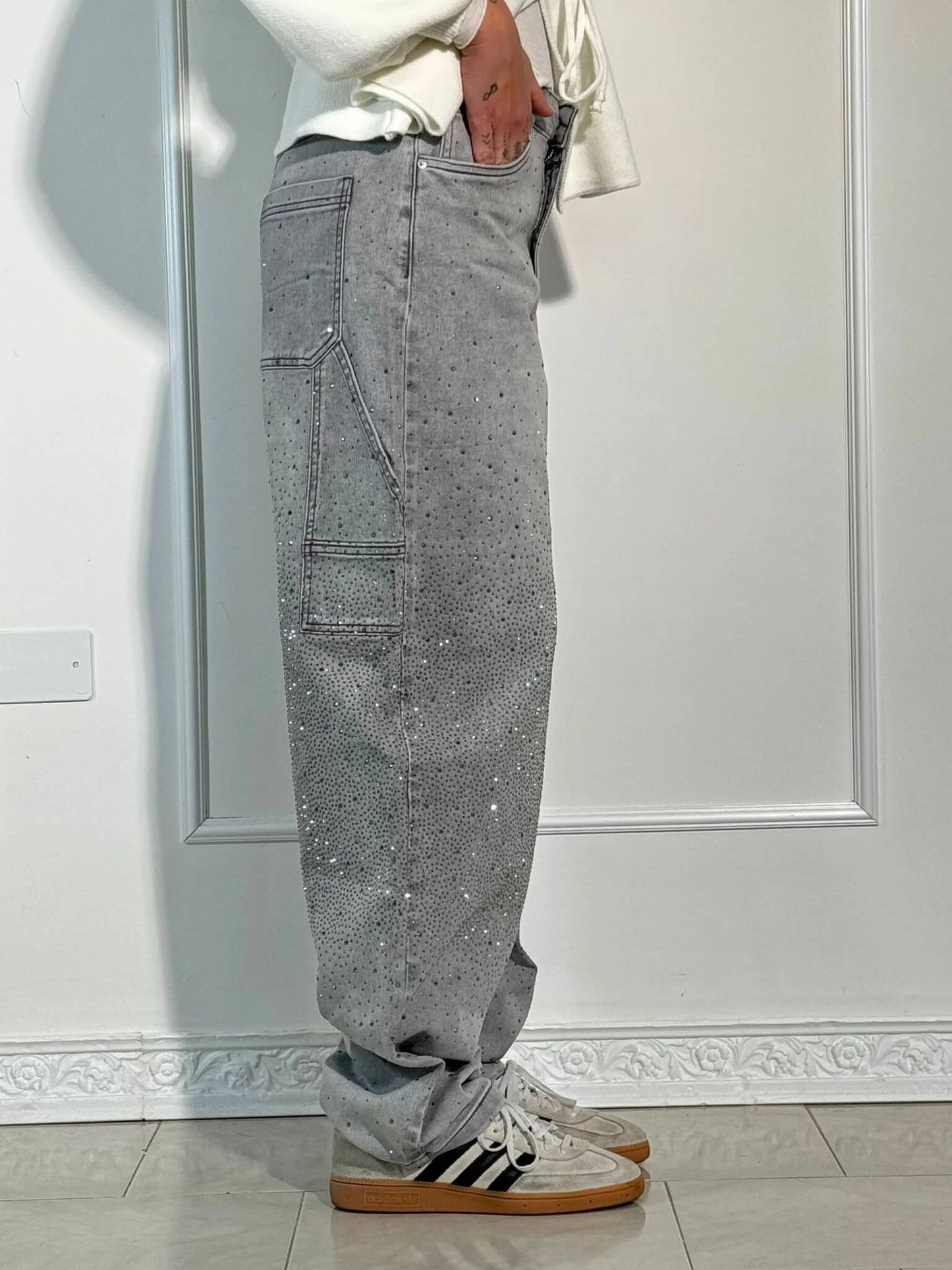 Lumi | Wijde jeans voor dames – Modecomfort met een sprankelend accent