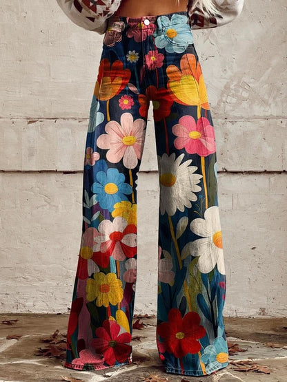 LÉNA | Elegante en Moderne Bloemenbroek