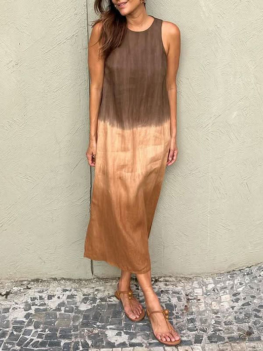 AMALIA | Lange Jurk met Natuurlijke Stijl en Omarmend Comfort voor Elke Gelegenheid