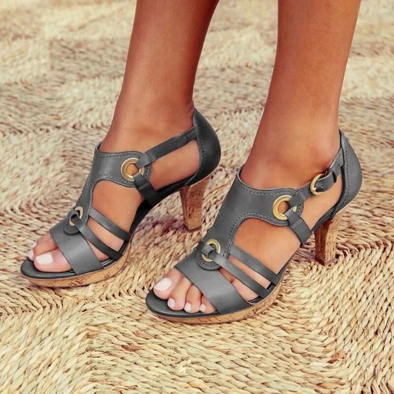 BIANCA | Sandalen met Stabiele Hak voor Verfijnd Comfort en Veelzijdige Stijl