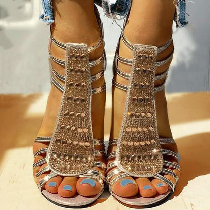 ORTHOLUX | Elegante Hakken Sandalen met Comfort+ voor Jouw Avonden