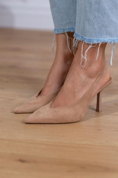 Marlena™ | Décolleté Slingback Nudo
